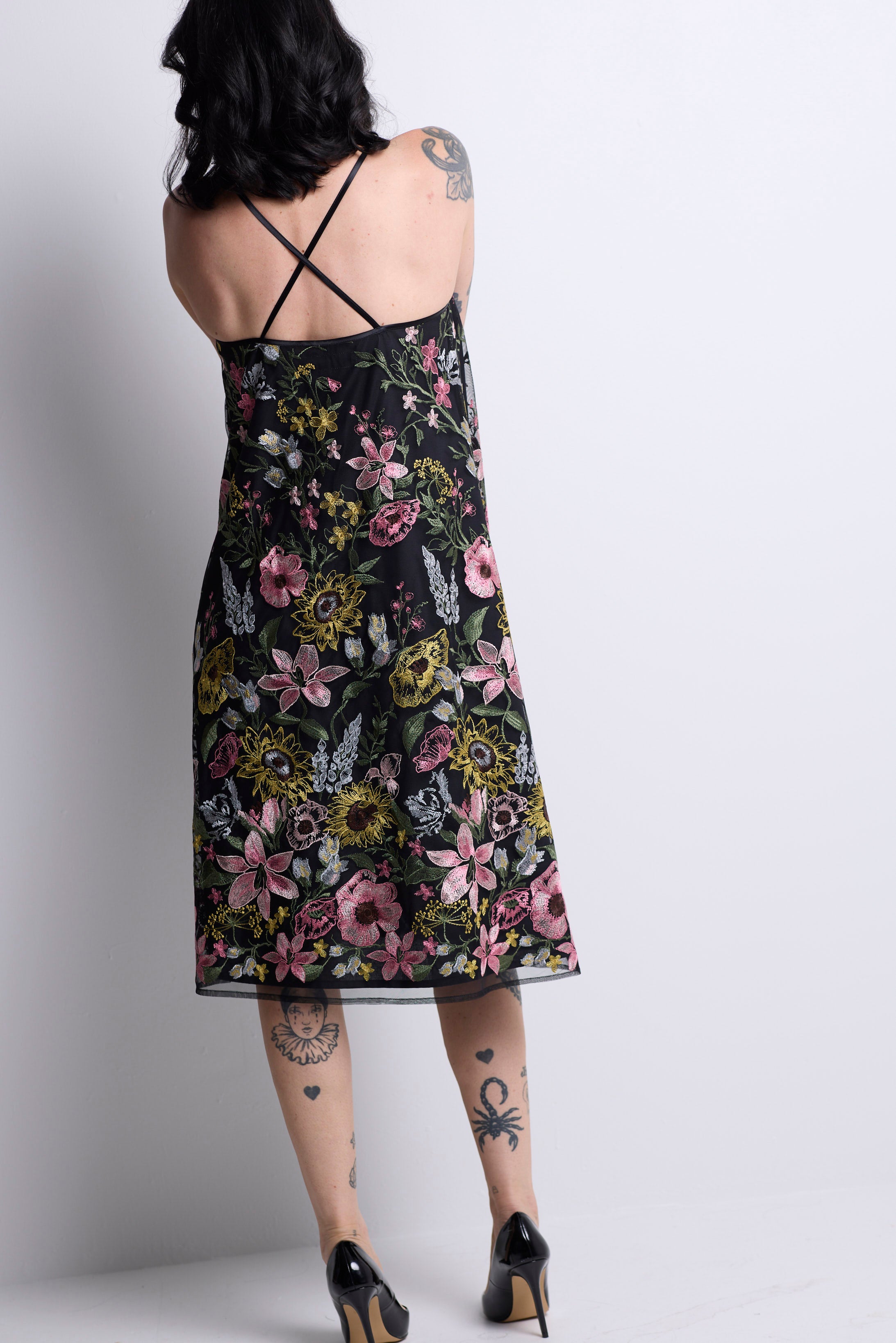 WORLD 3902 Floating Flowers Dress
