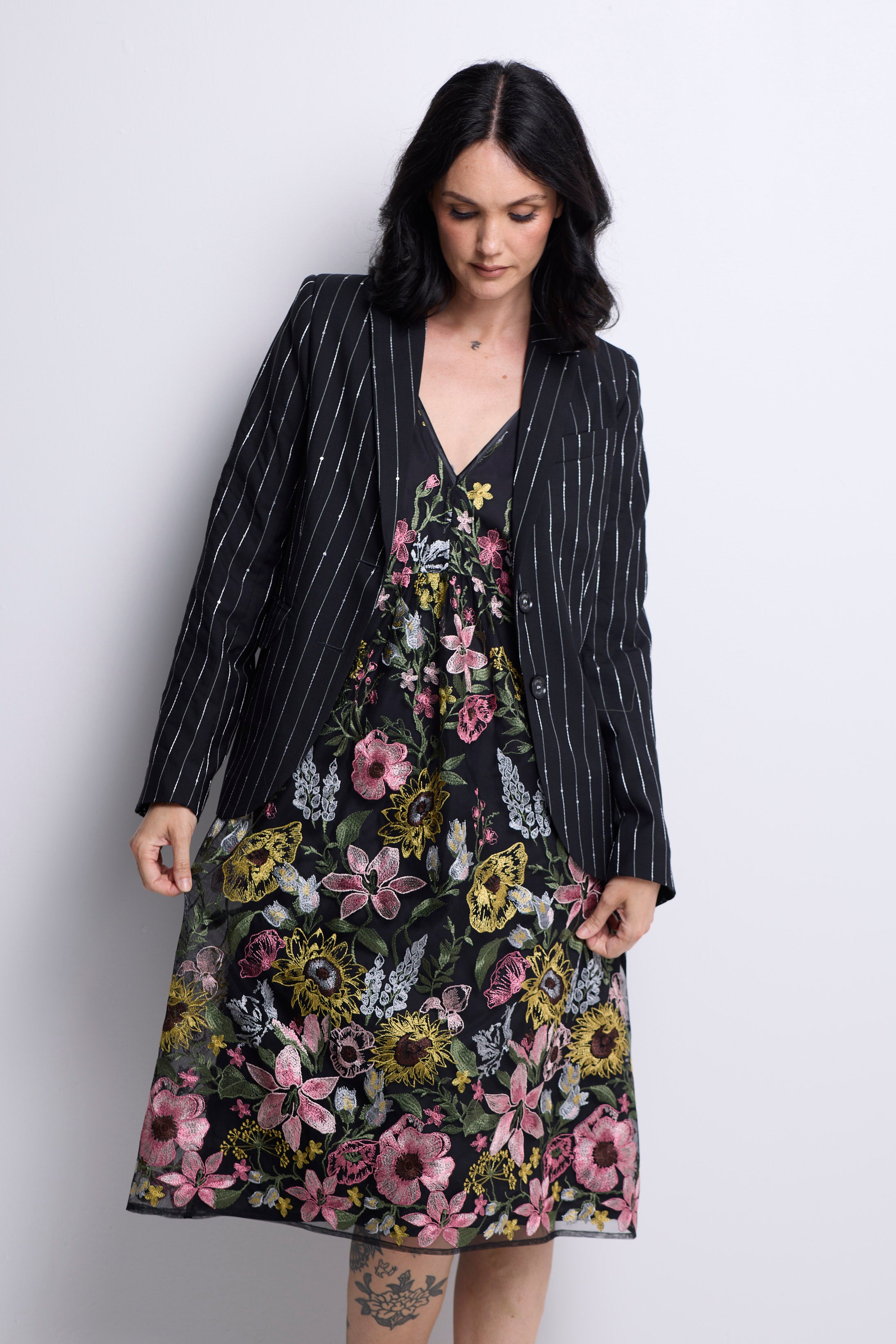 WORLD 3902 Floating Flowers Dress