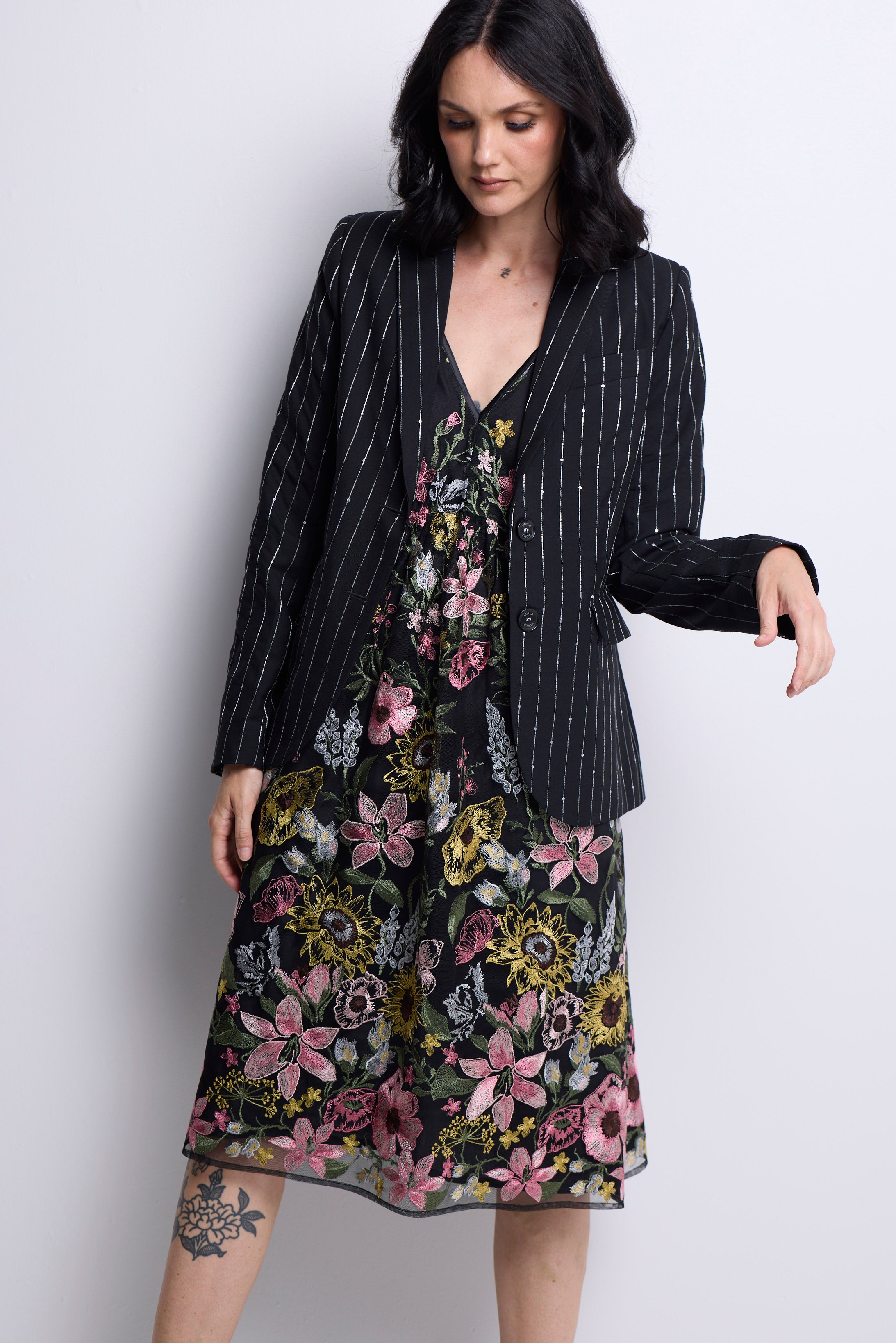 WORLD 3902 Floating Flowers Dress