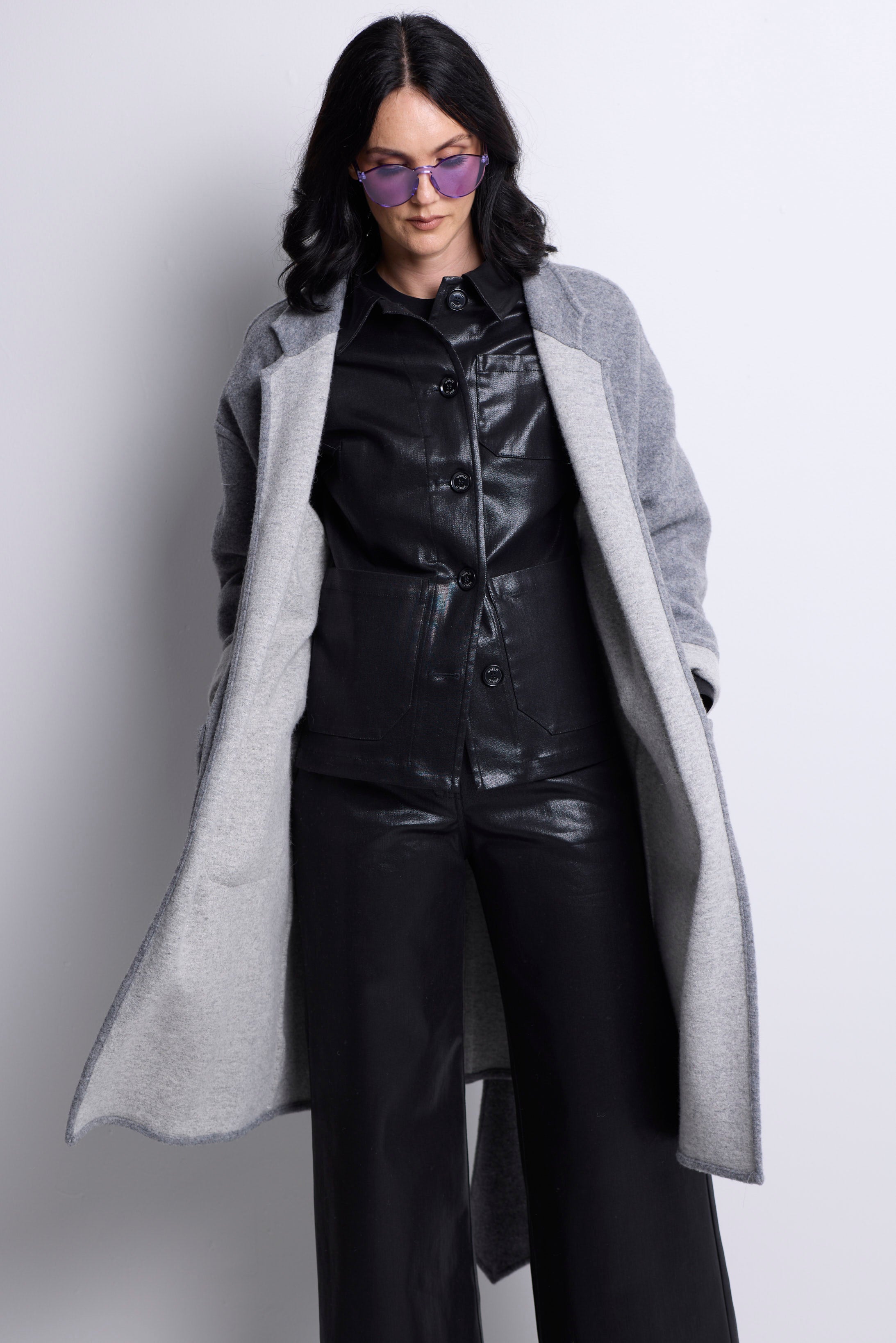 WORLD 5568 Franny Jacket Black Shine