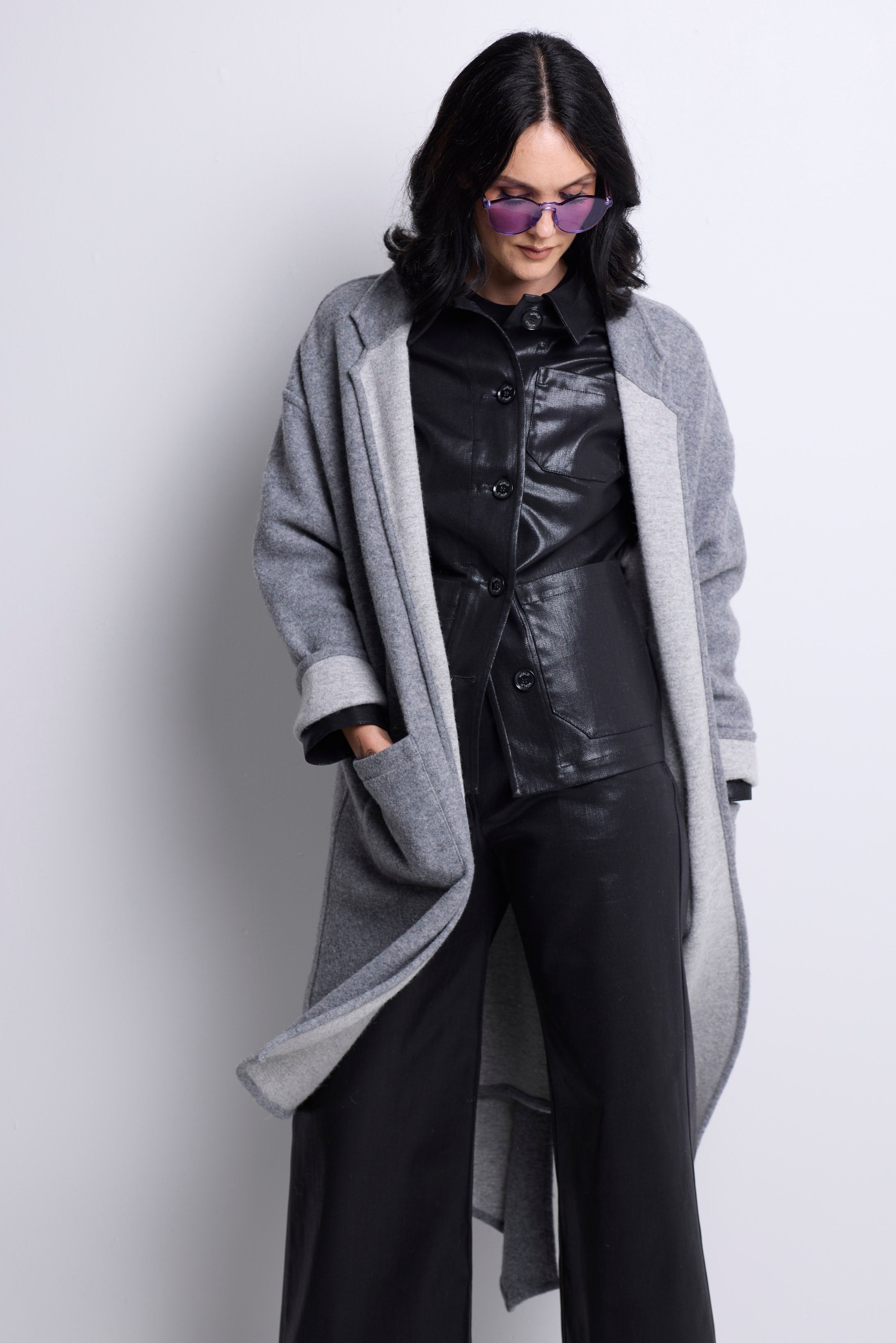 WORLD 4544 Flow Coat Grey