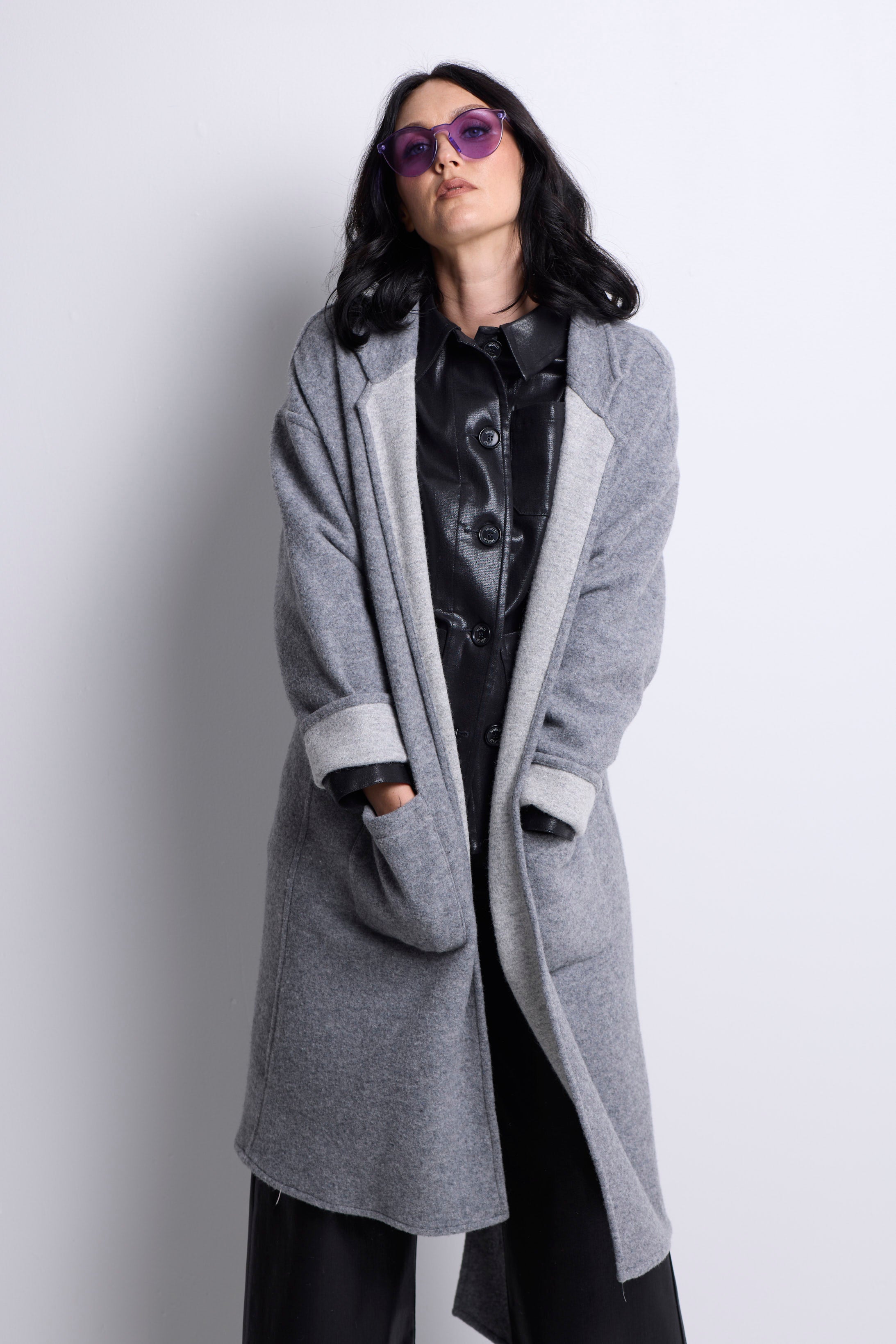 WORLD 4544 Flow Coat Grey