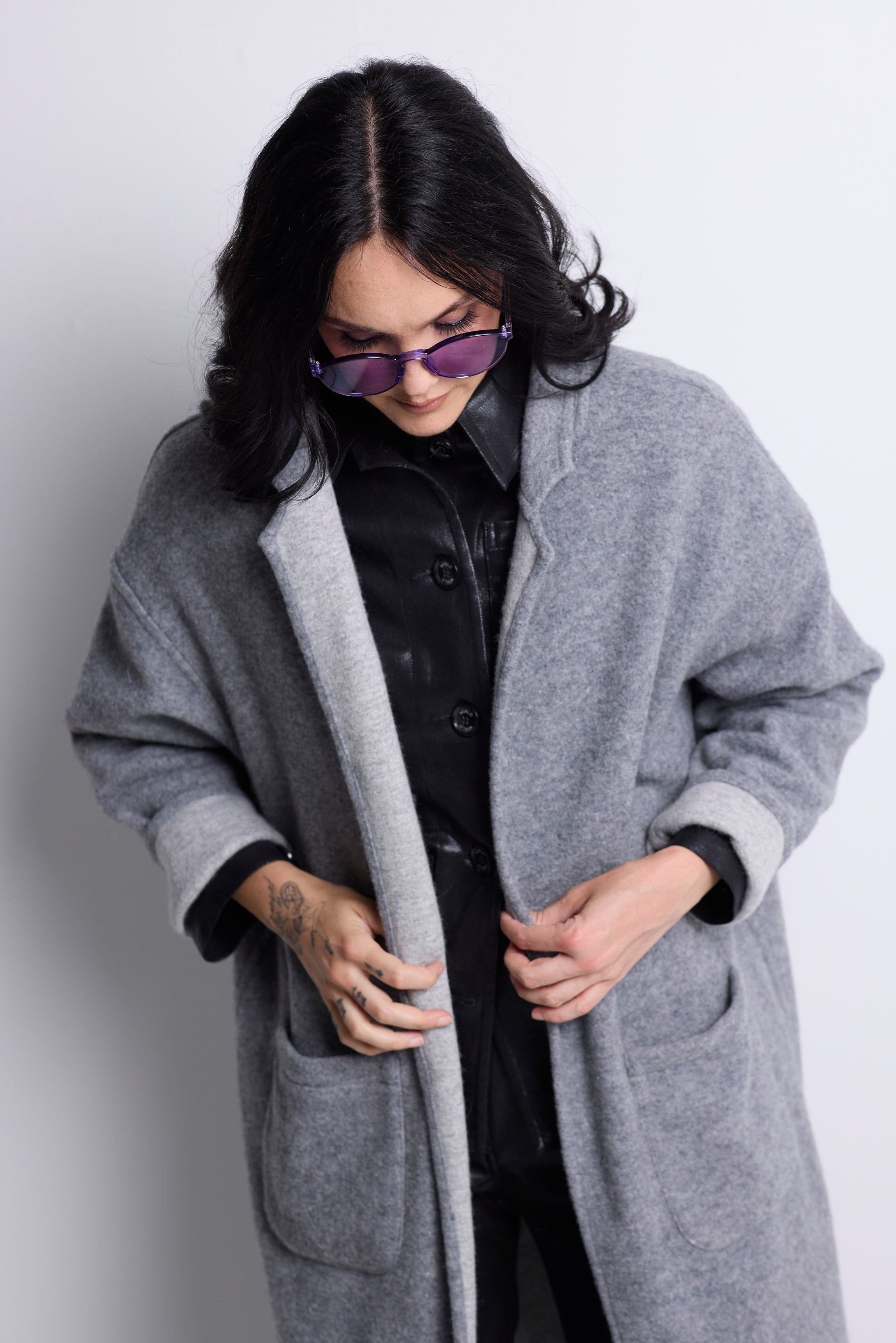 WORLD 4544 Flow Coat Grey