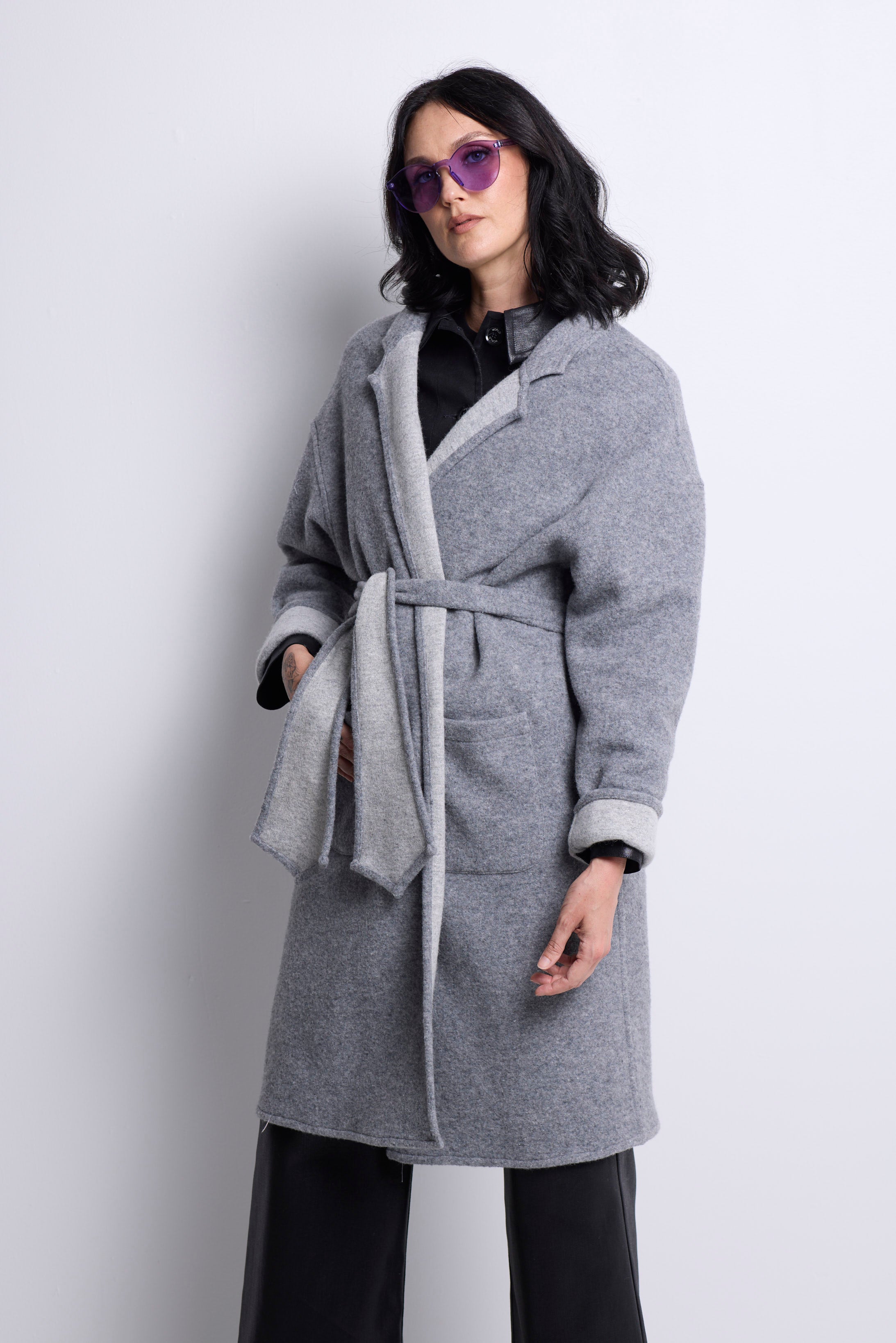 WORLD 4544 Flow Coat Grey