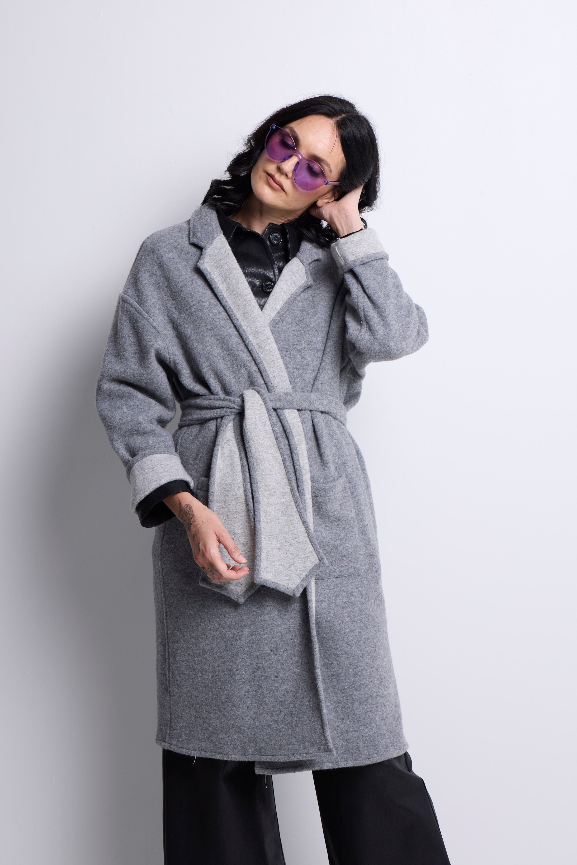 WORLD 4544 Flow Coat Grey