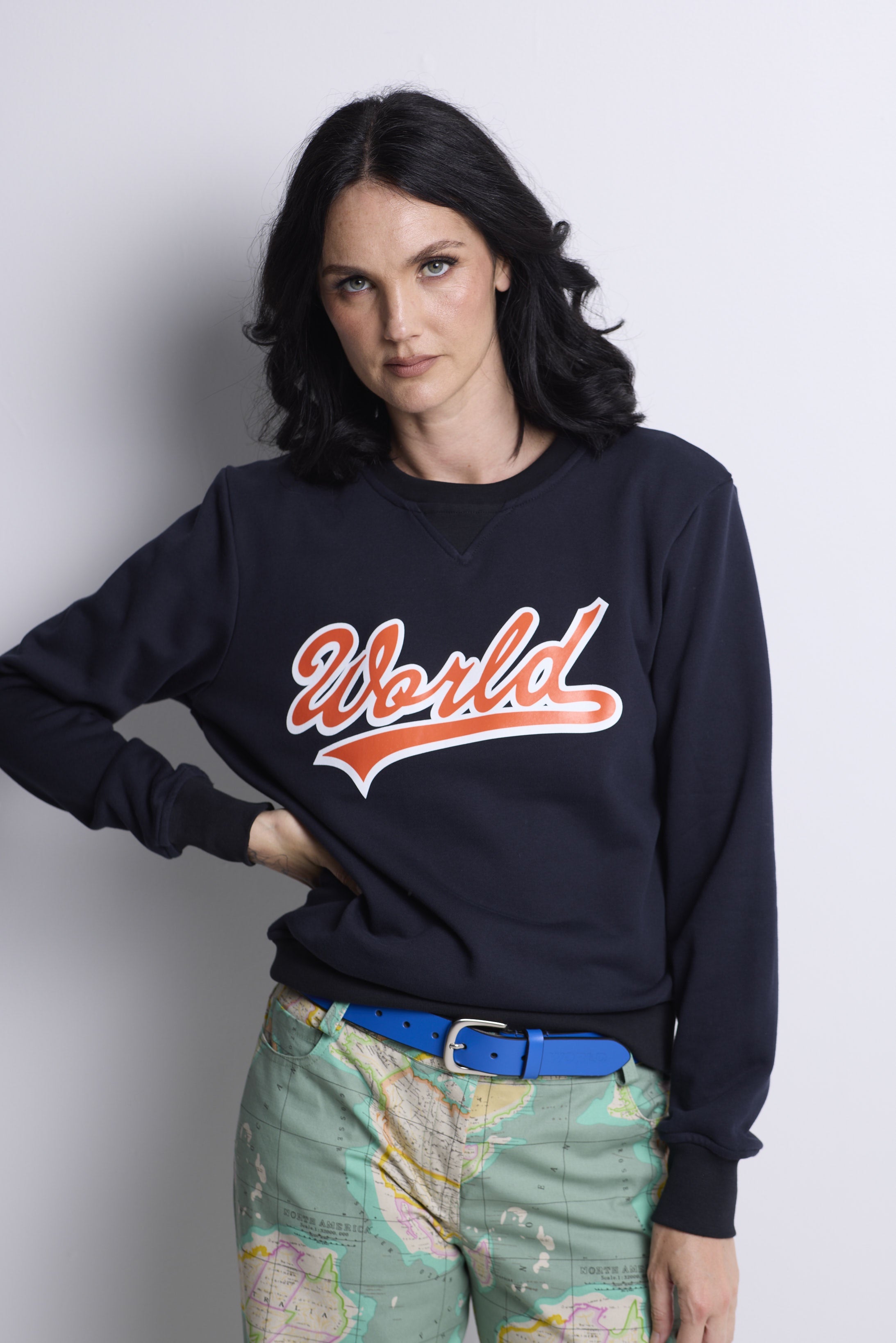 WORLD 5023B Folklore Jumper Midnight Flash (UNISEX)