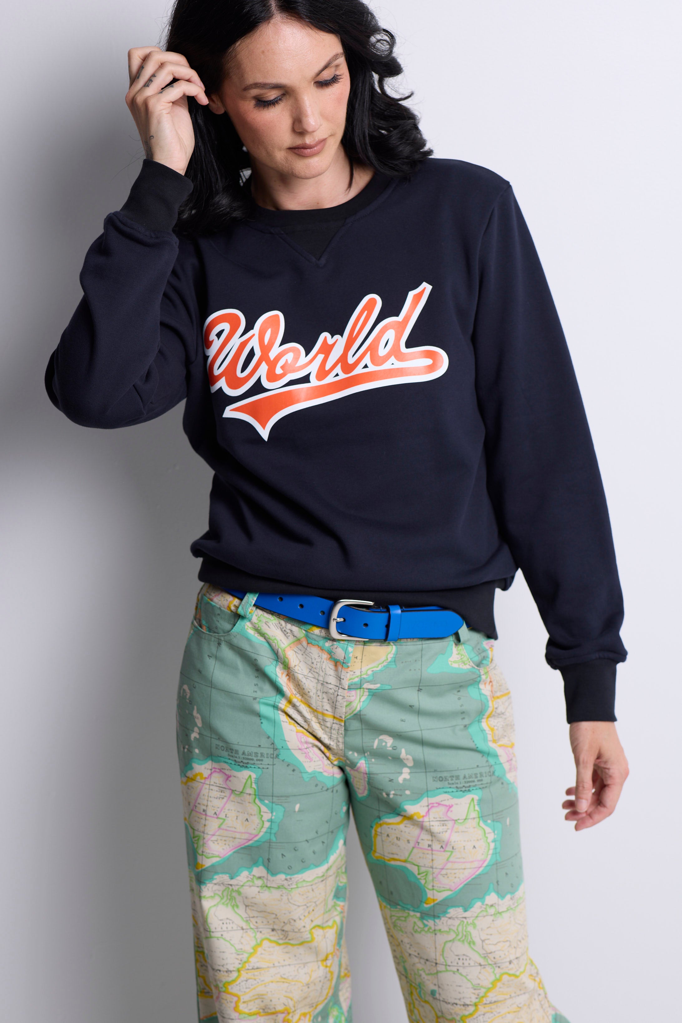 WORLD 5023B Folklore Jumper Midnight Flash (UNISEX)