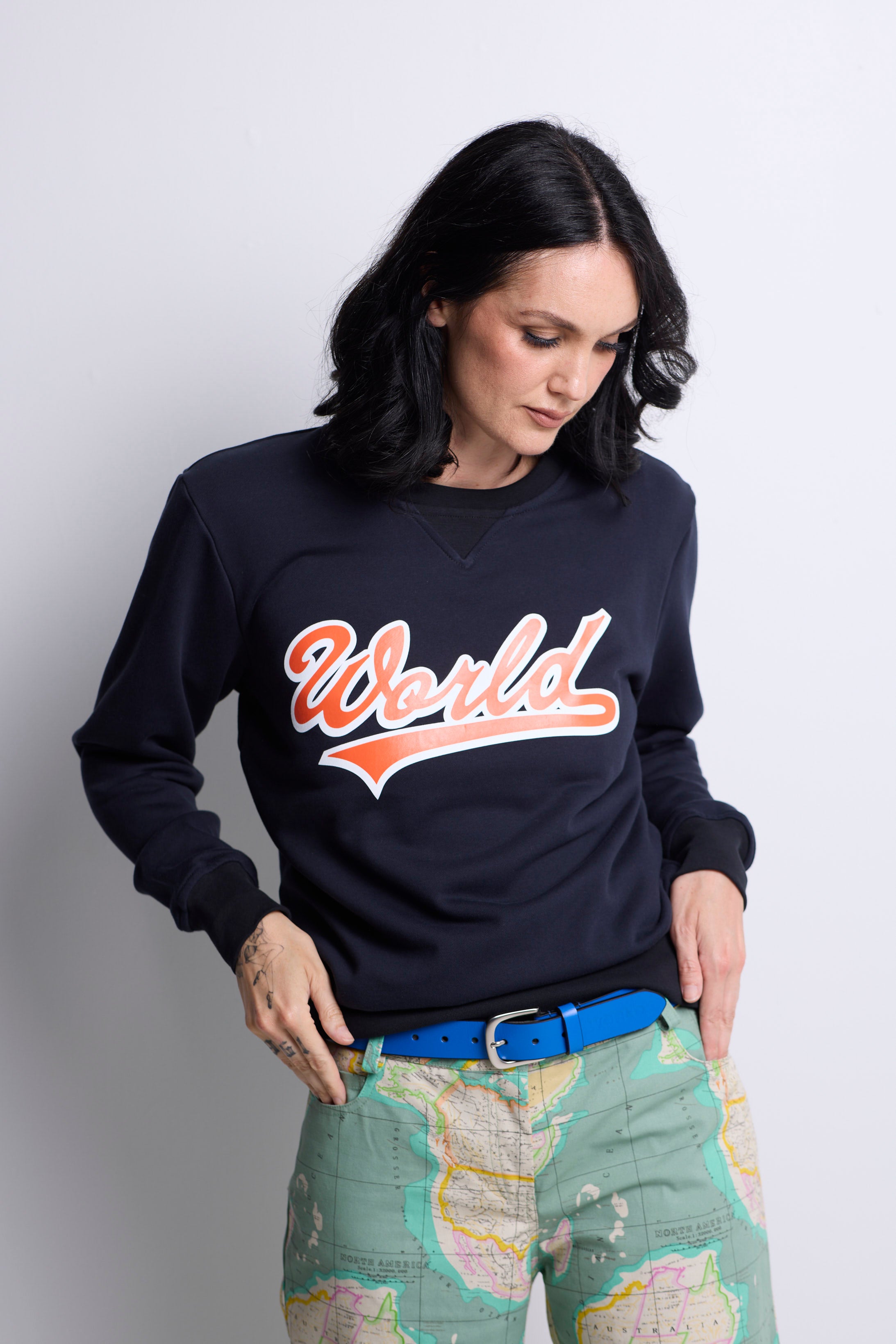 WORLD 5023B Folklore Jumper Midnight Flash (UNISEX)