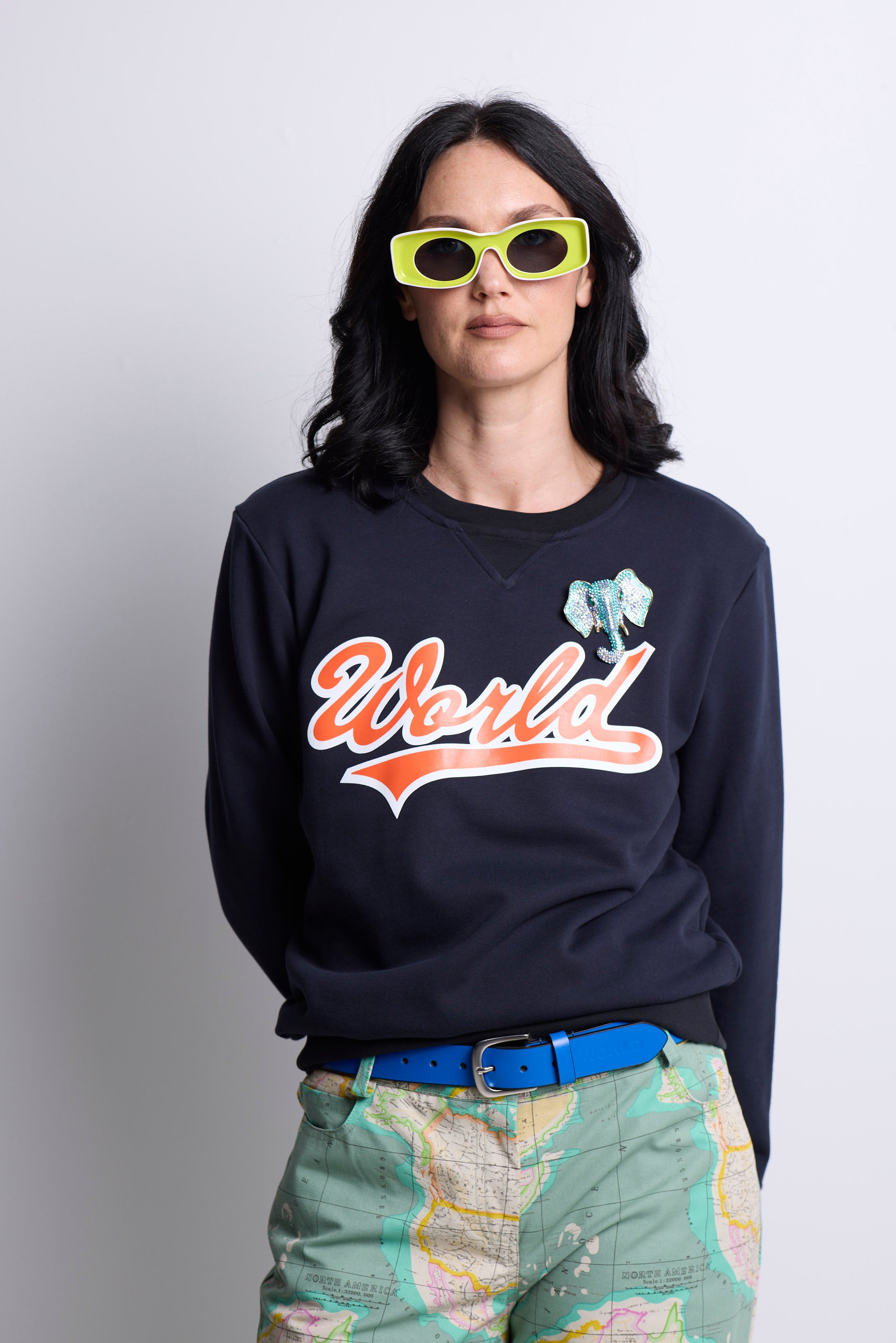 WORLD 5023B Folklore Jumper Midnight Flash (UNISEX)