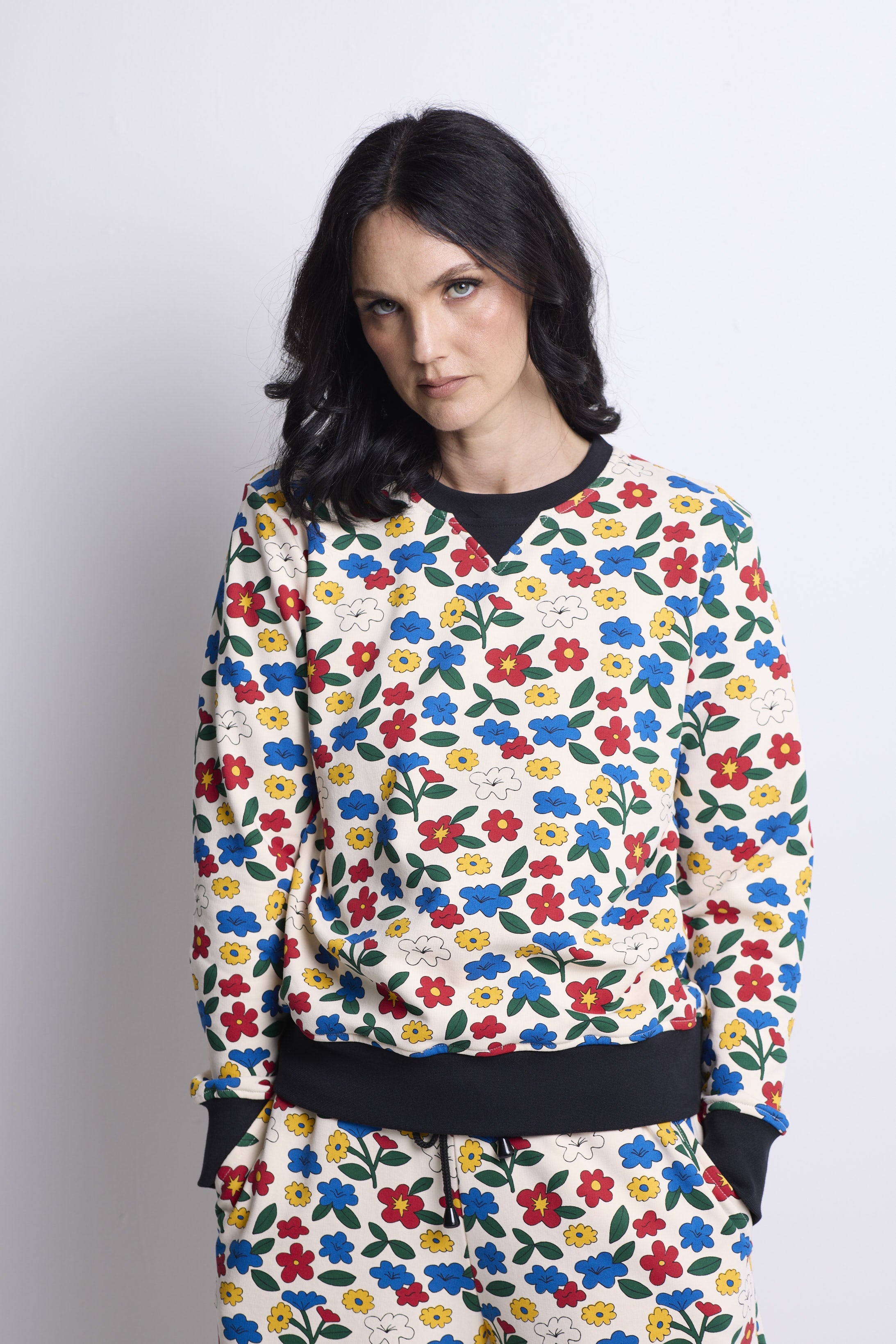 WORLD 5023B Folklore Jumper Floral (UNISEX)