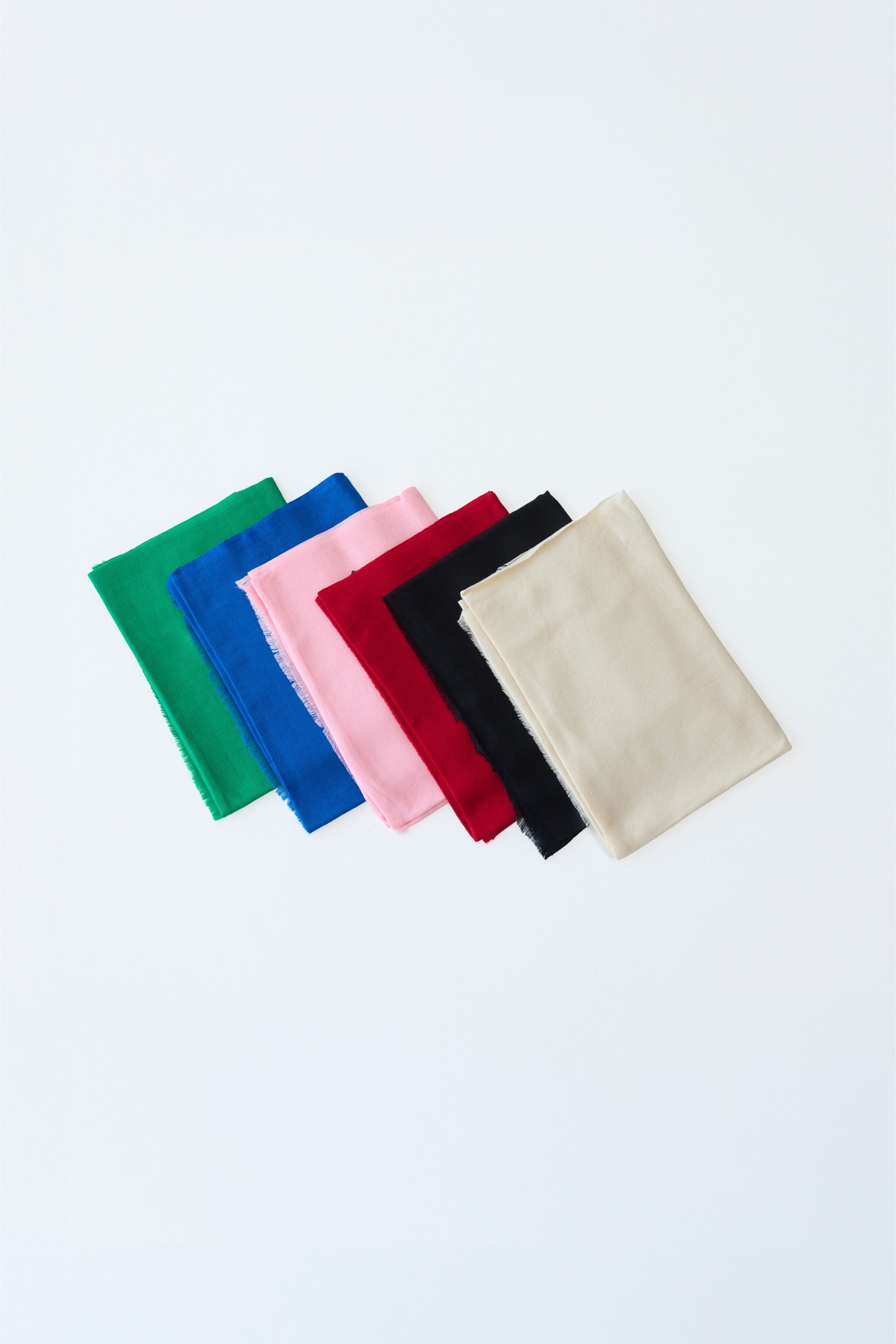 Good & Co - Fine Wool Silk Scarf / Wrap - Cream