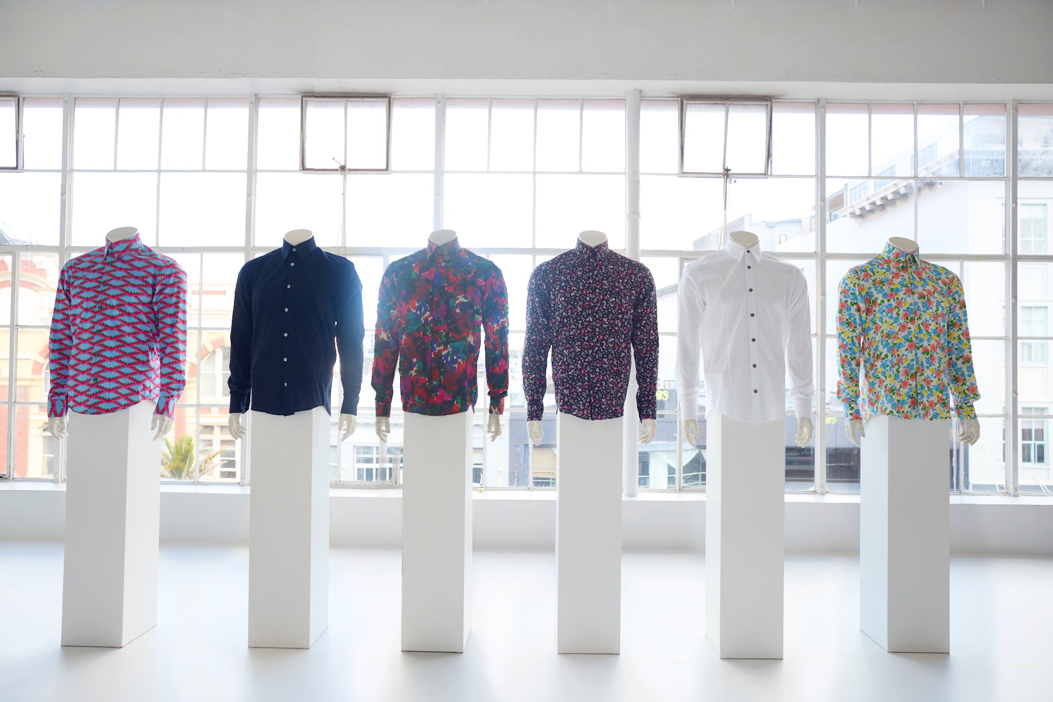 WORLDman 5153 Fragrance Shirt Abstract