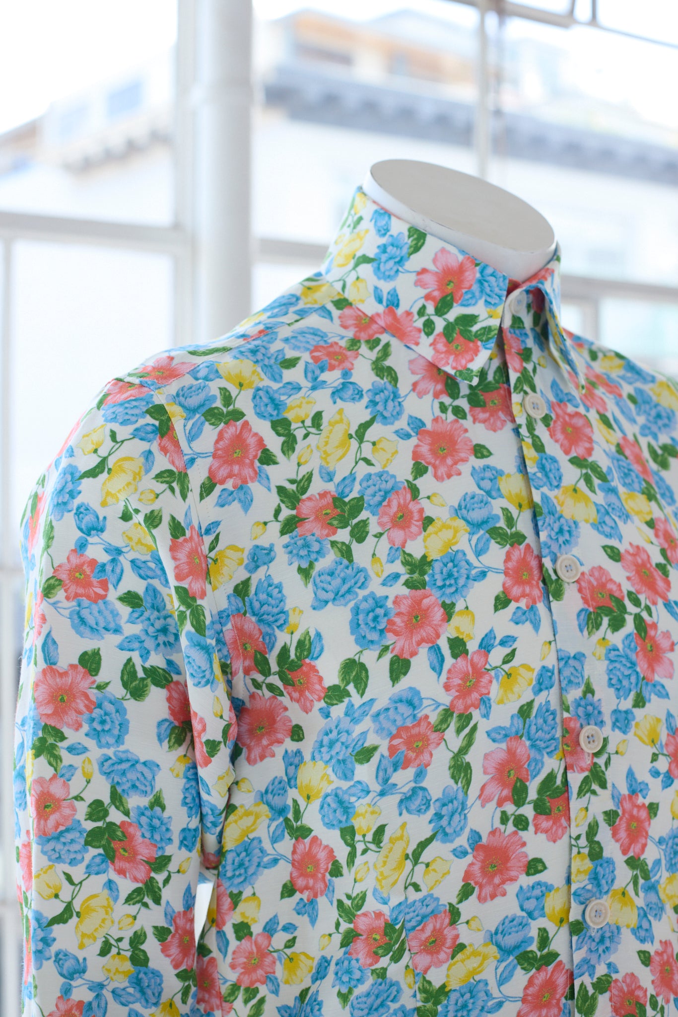 WORLDman 5153 Fragrance Shirt Cream Wildflower