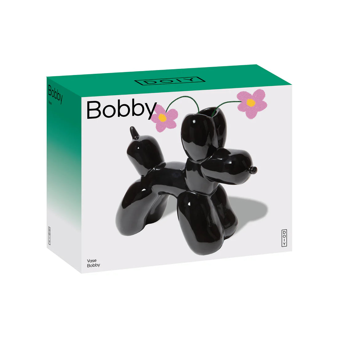 Doiy: Bobby Vase Black
