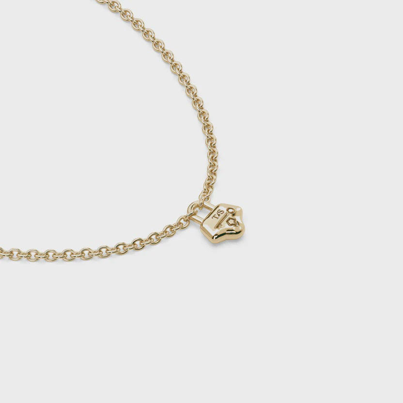 TAKEN by STORM: Cloud Lock Necklace Gold Plated