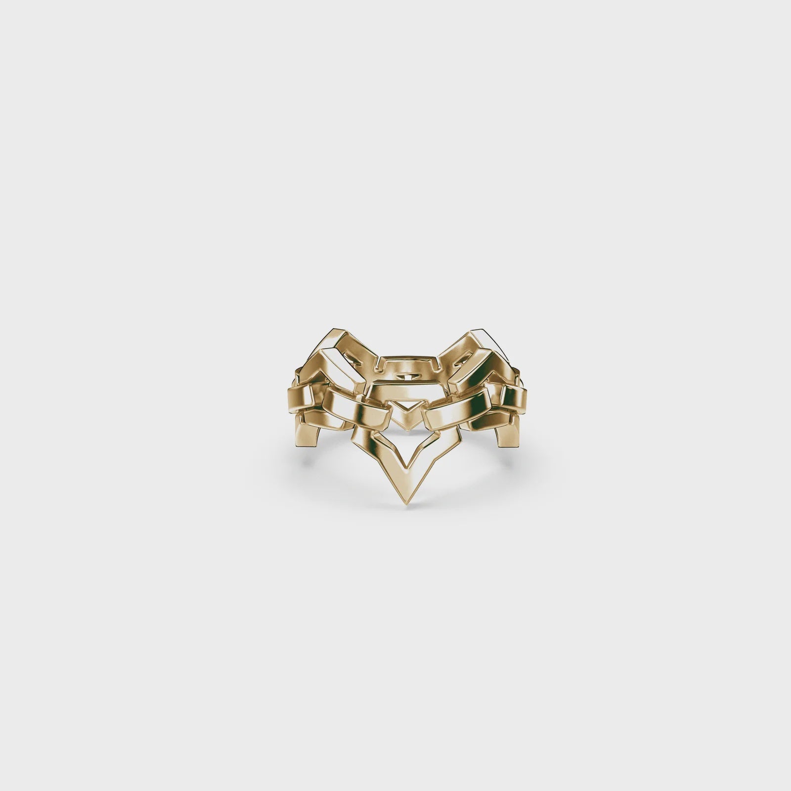 TAKEN by STORM: Armour Ring Gold Plated