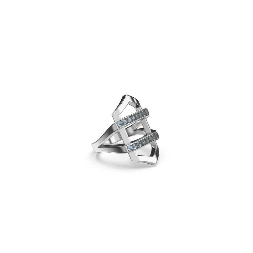 TAKEN by STORM: Ribbon Ring Sterling Silver