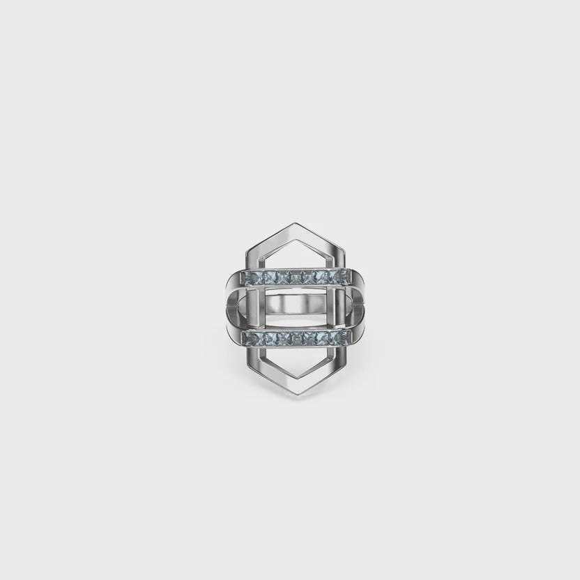 TAKEN by STORM: Ribbon Ring Sterling Silver