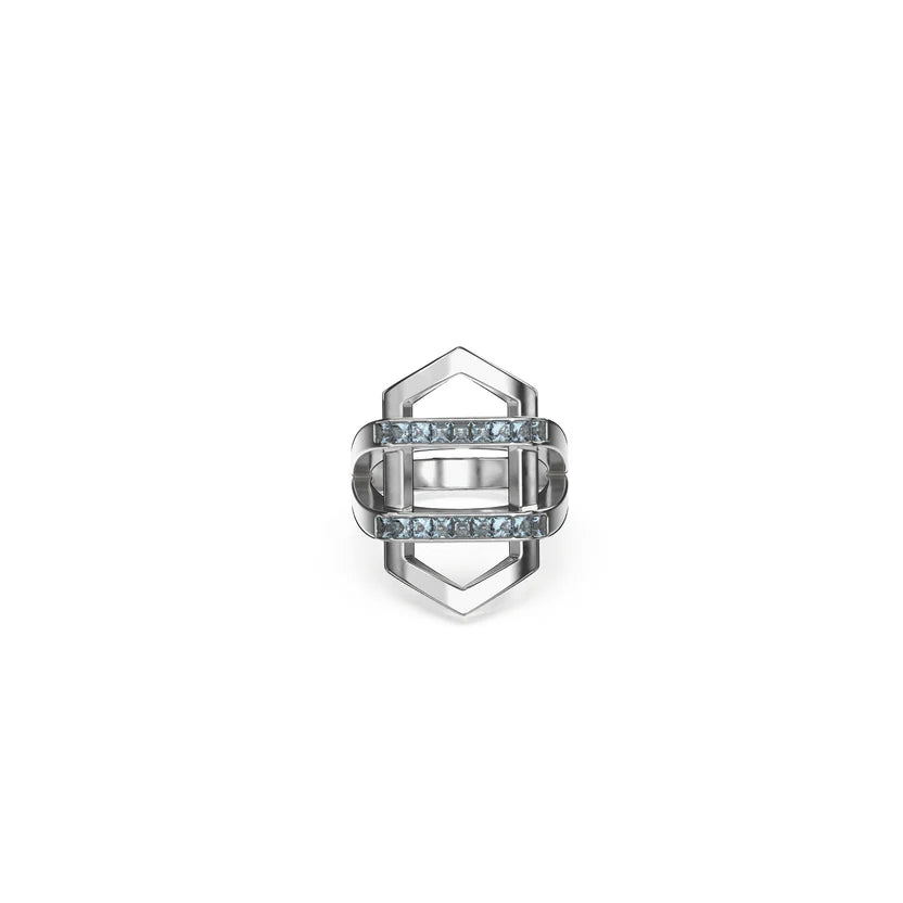 TAKEN by STORM: Ribbon Ring Sterling Silver