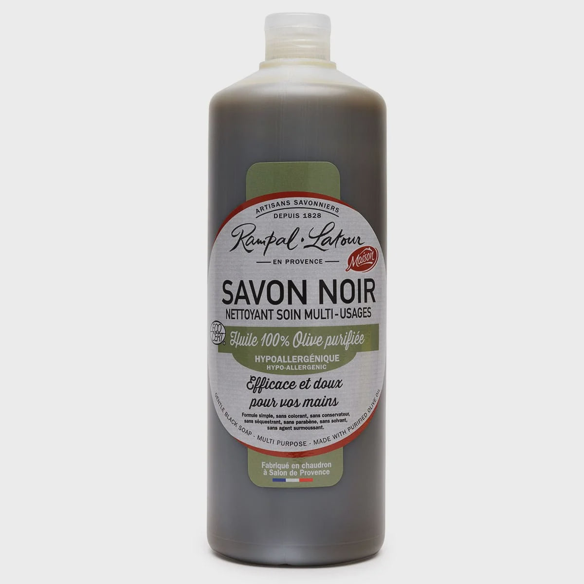 Rampal Latour - Savon Noir Household Cleaner 1L Olive Oil Hypoallergenic