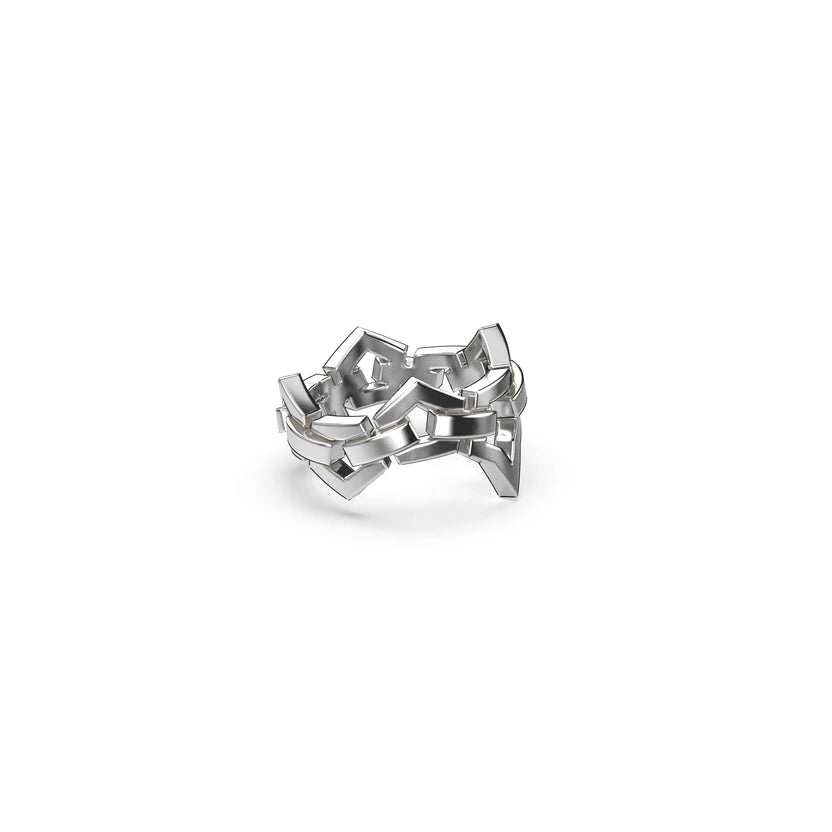 TAKEN by STORM: Armour Ring Sterling Silver