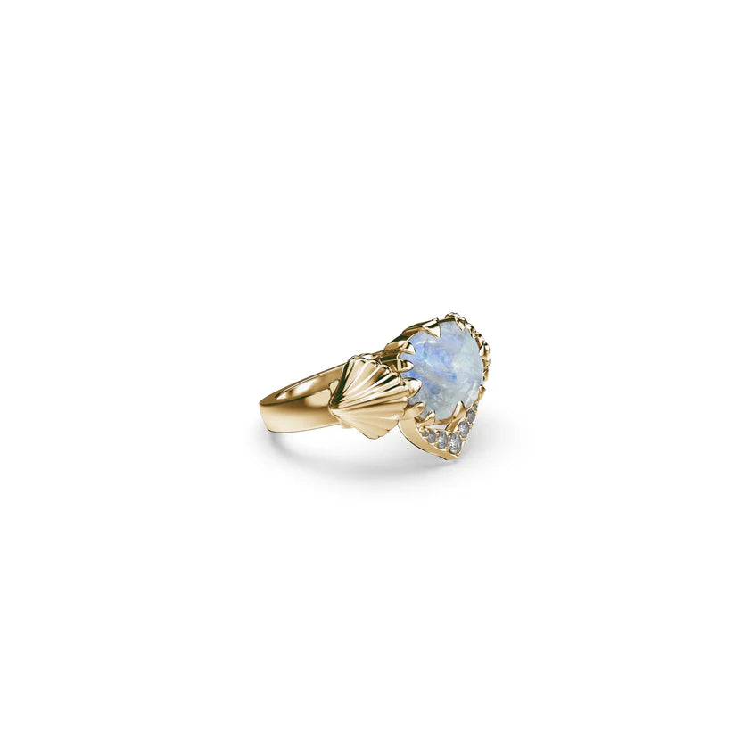 TAKEN by STORM: Siren Tears Ring Gold Plated