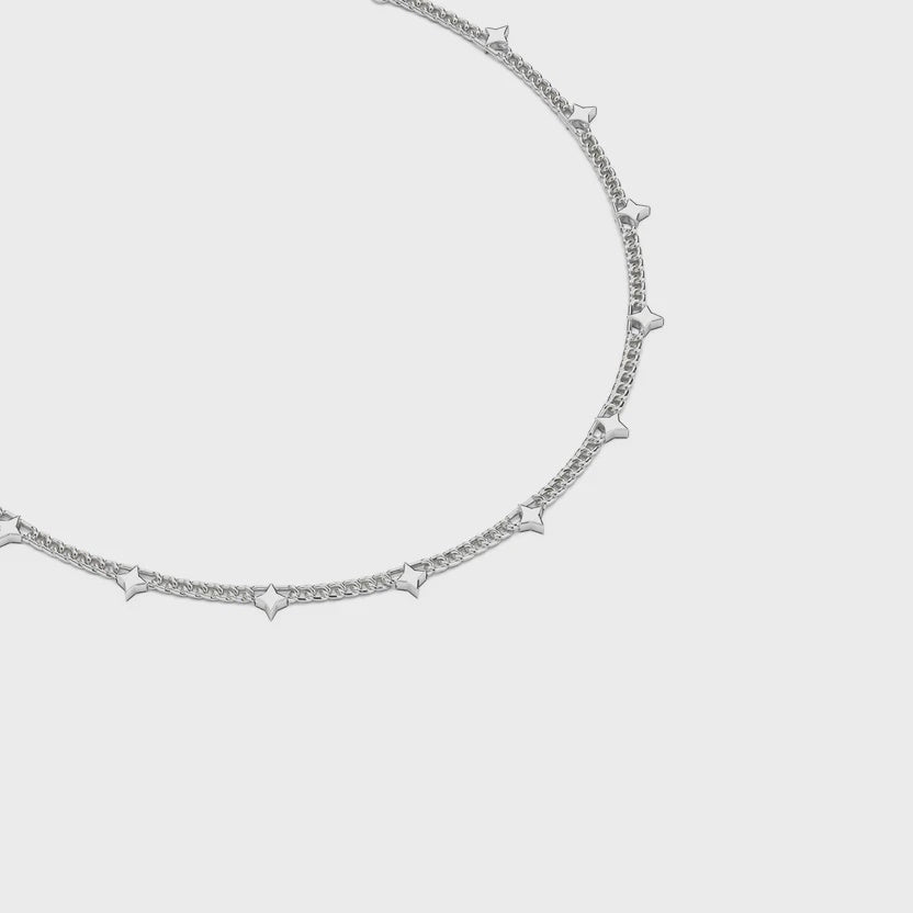 TAKEN by STORM: Star Crossed Choker Sterling Silver