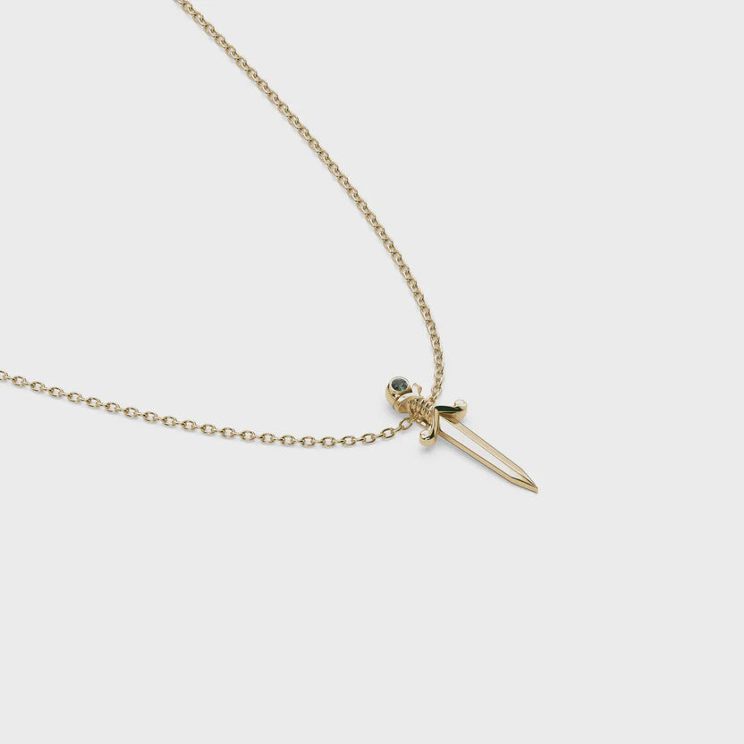 TAKEN by STORM: Claymore Necklace Gold Plated