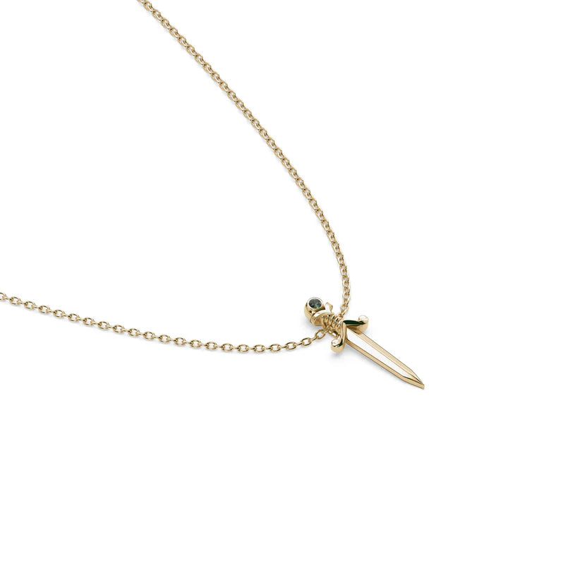TAKEN by STORM: Claymore Necklace Gold Plated