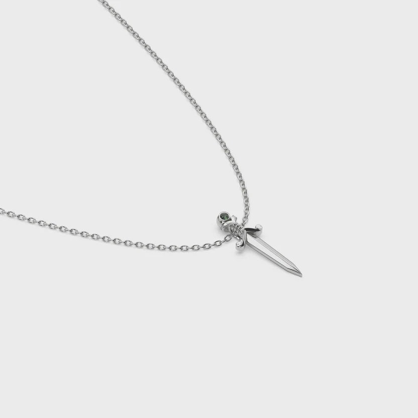 TAKEN by STORM: Claymore Necklace Sterling Silver