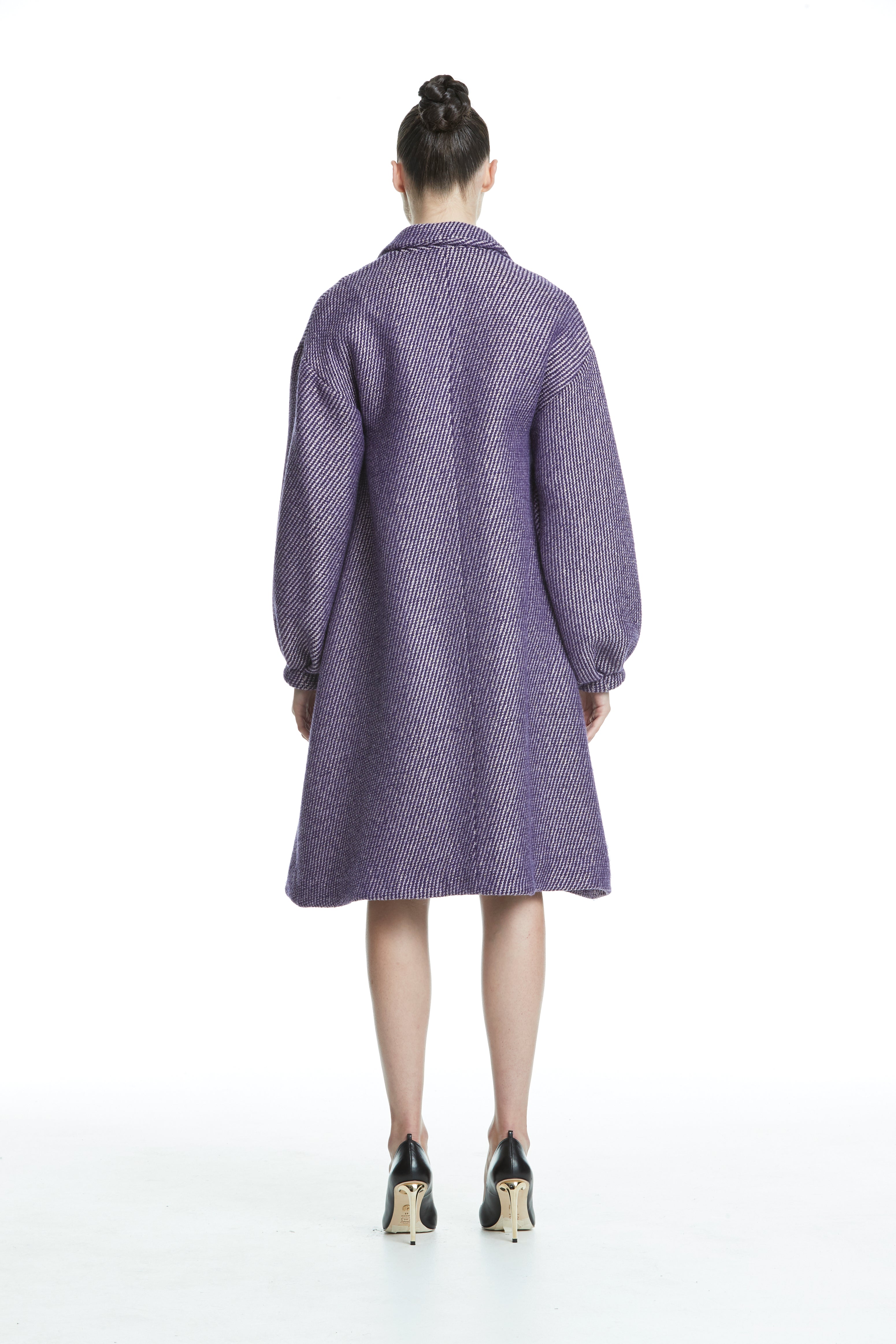 WORLD 4444 Connotation Coat Purple Gold Sparkle - Main Image