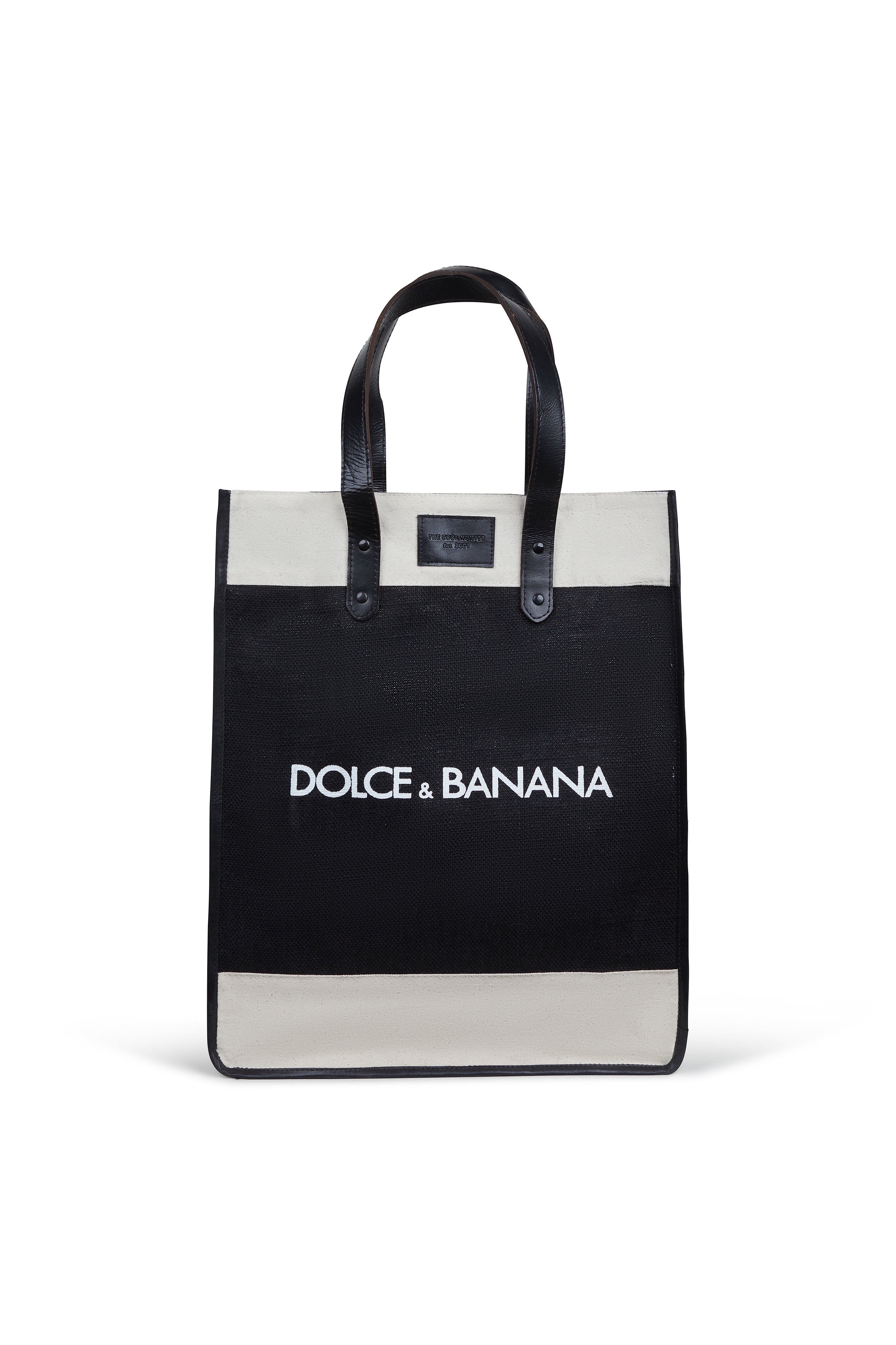 The Cool Hunter Market Bag Black Leather - Dolce & Banana - NEW