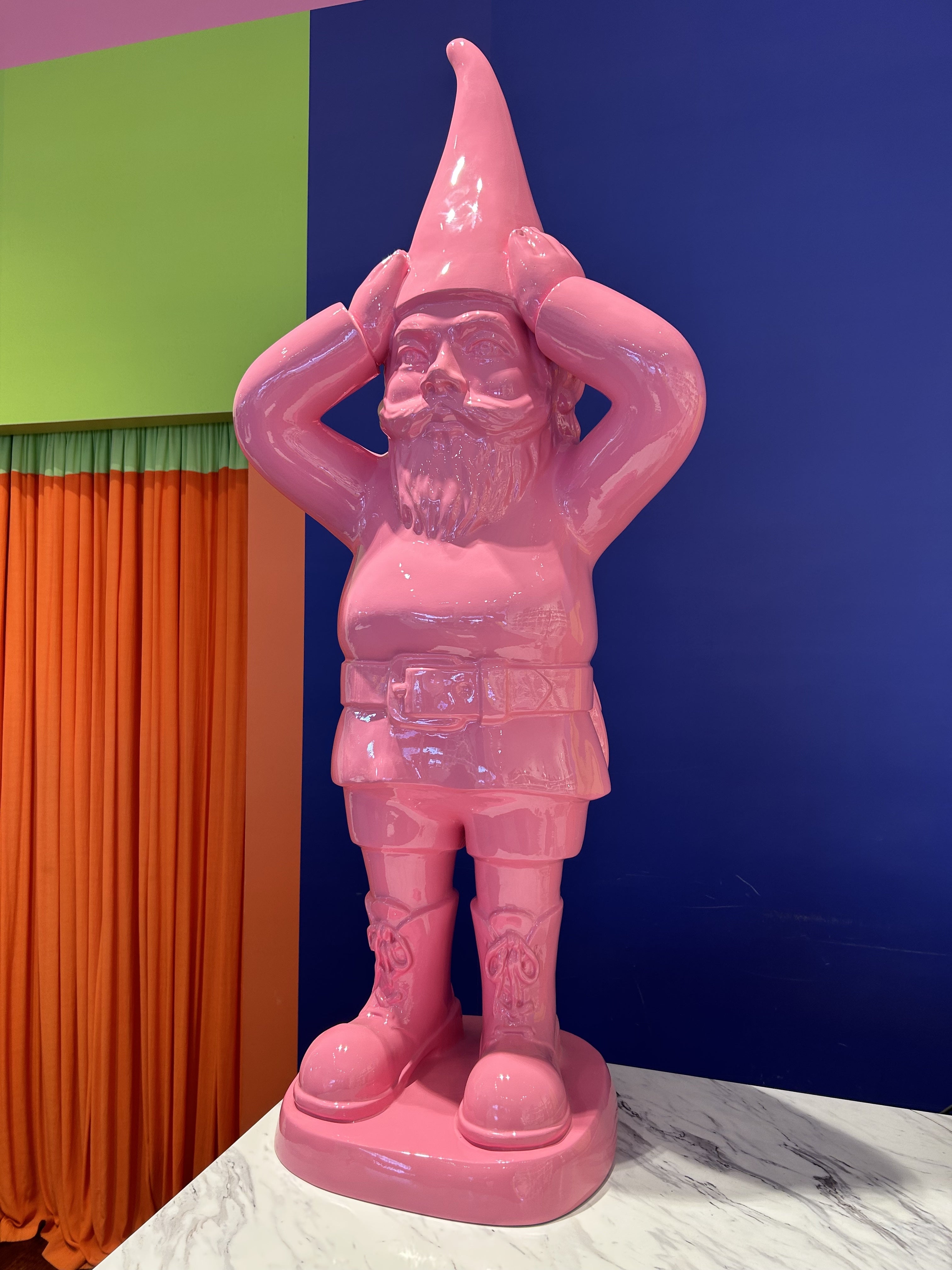 Gregor Kregar Gnome 1.2m Tall - Baby Pink - EDITION OF 5