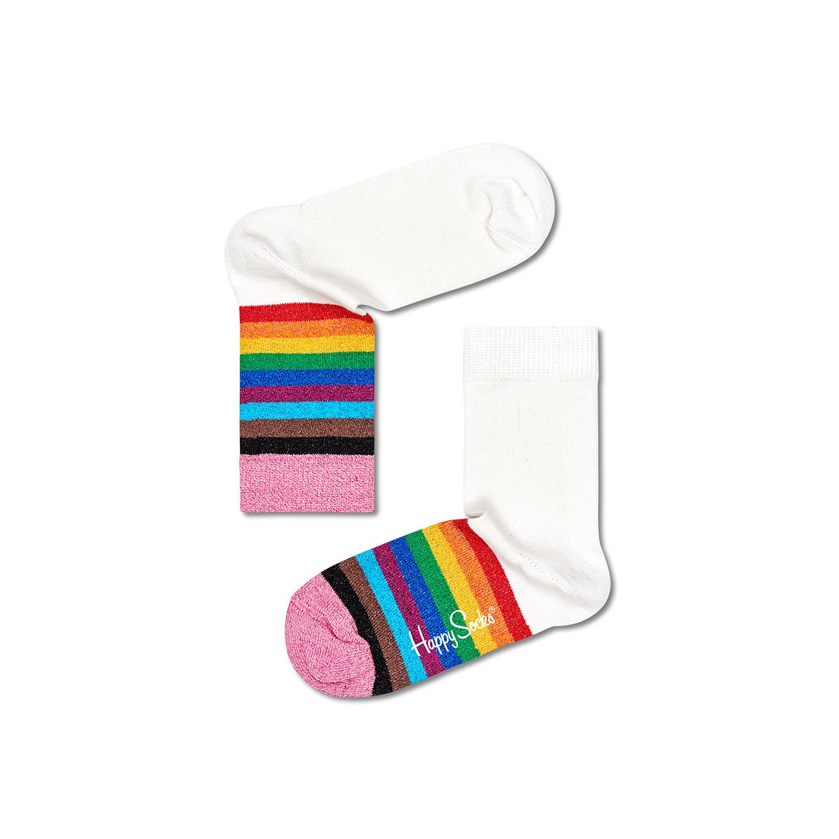 Happy Socks: Kids Pride Glitter Rainbow 2-3y