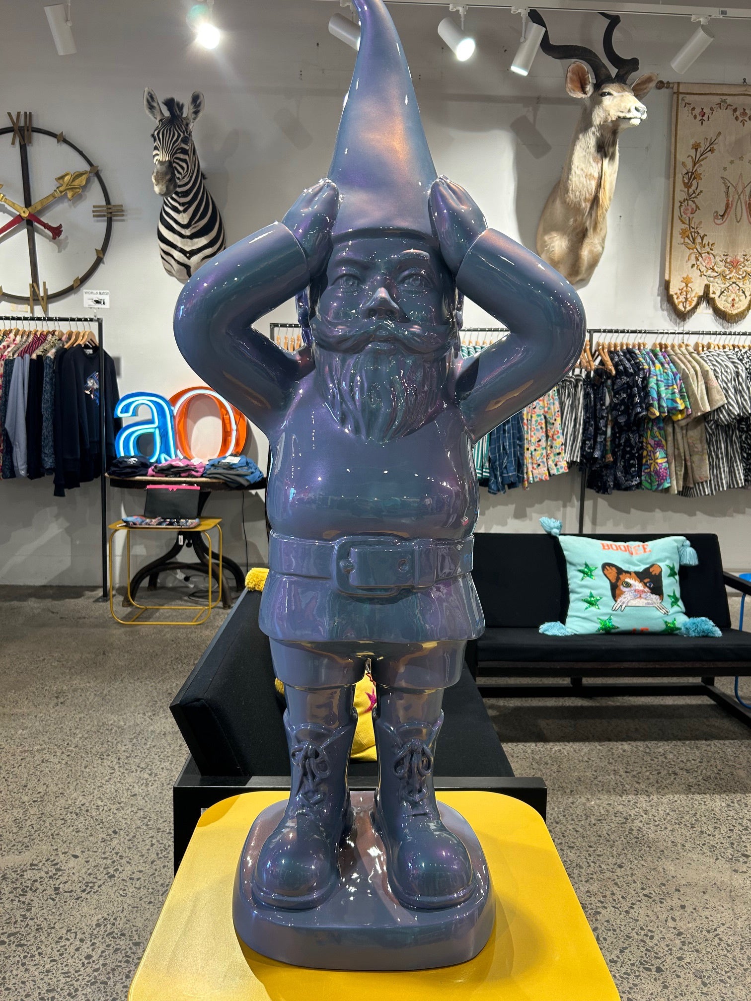 Gregor Kregar Gnome 1.2m Tall - Iridescent Mauve