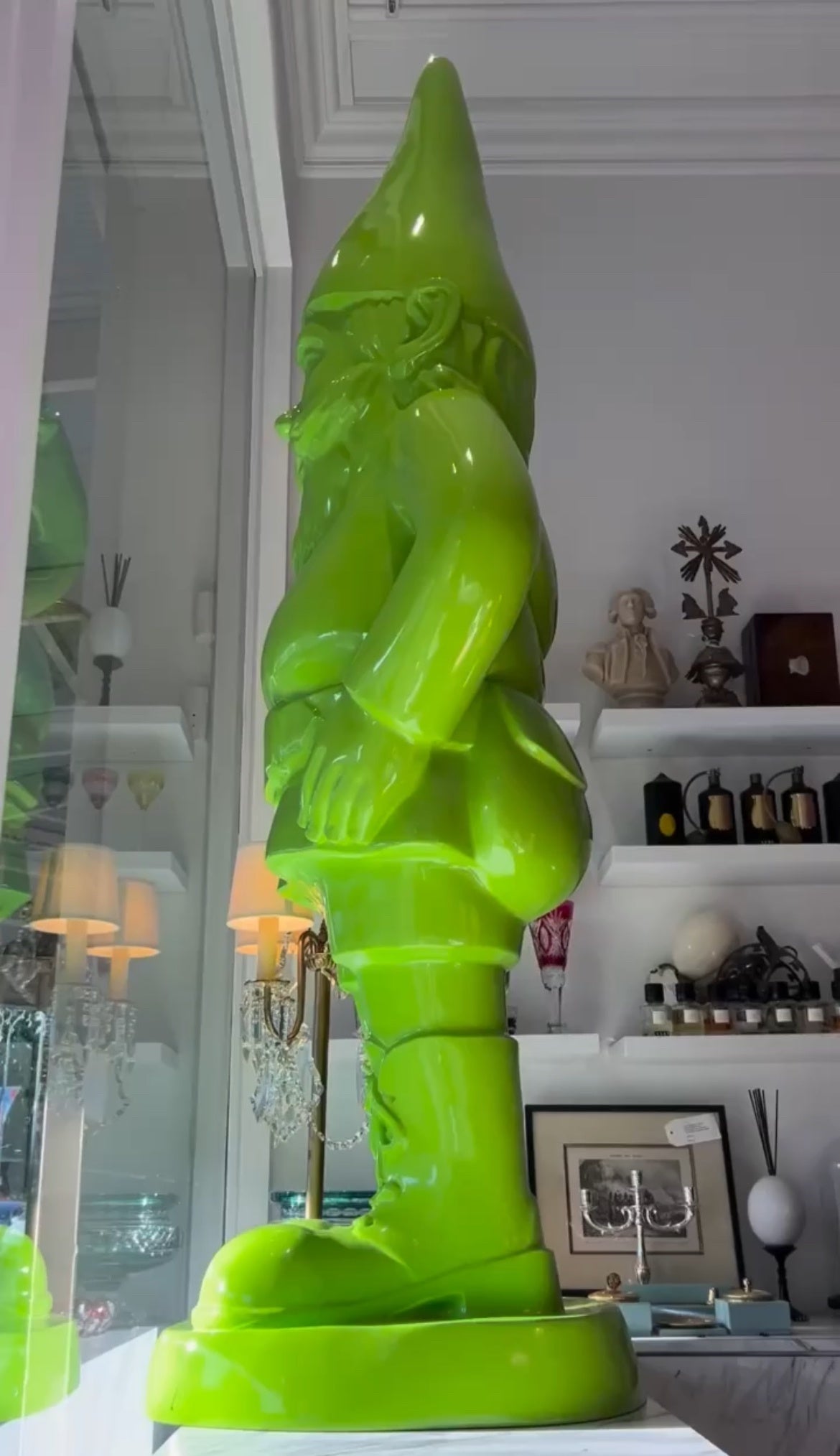 Gregor Kregar Gnome 2m Tall - Bright Green
