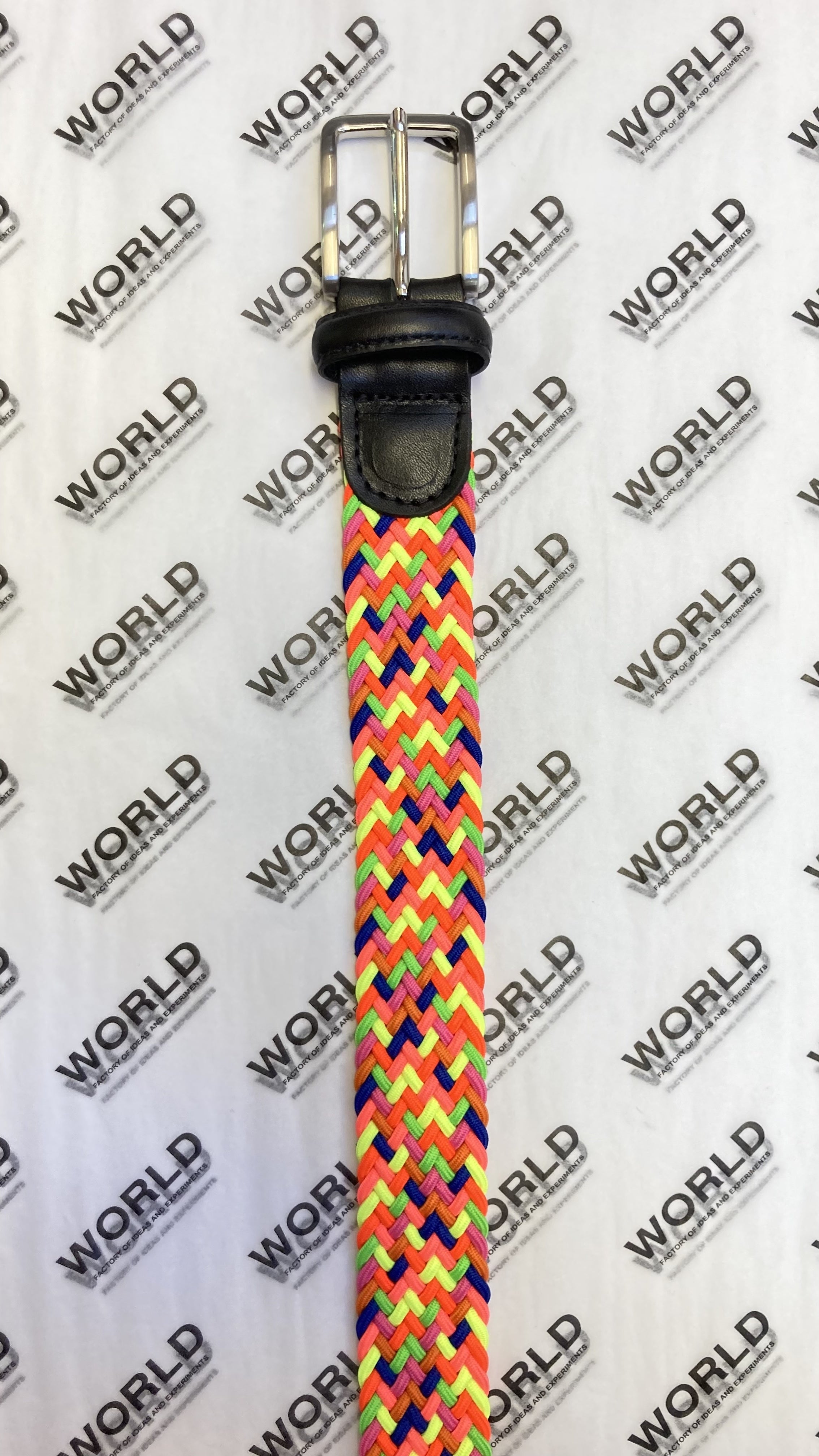 WORLD Stretch Webbing Belt - Fluoro 22
