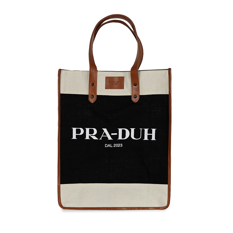 The Cool Hunter Market Bag Tan Leather - Pra-Duh - NEW