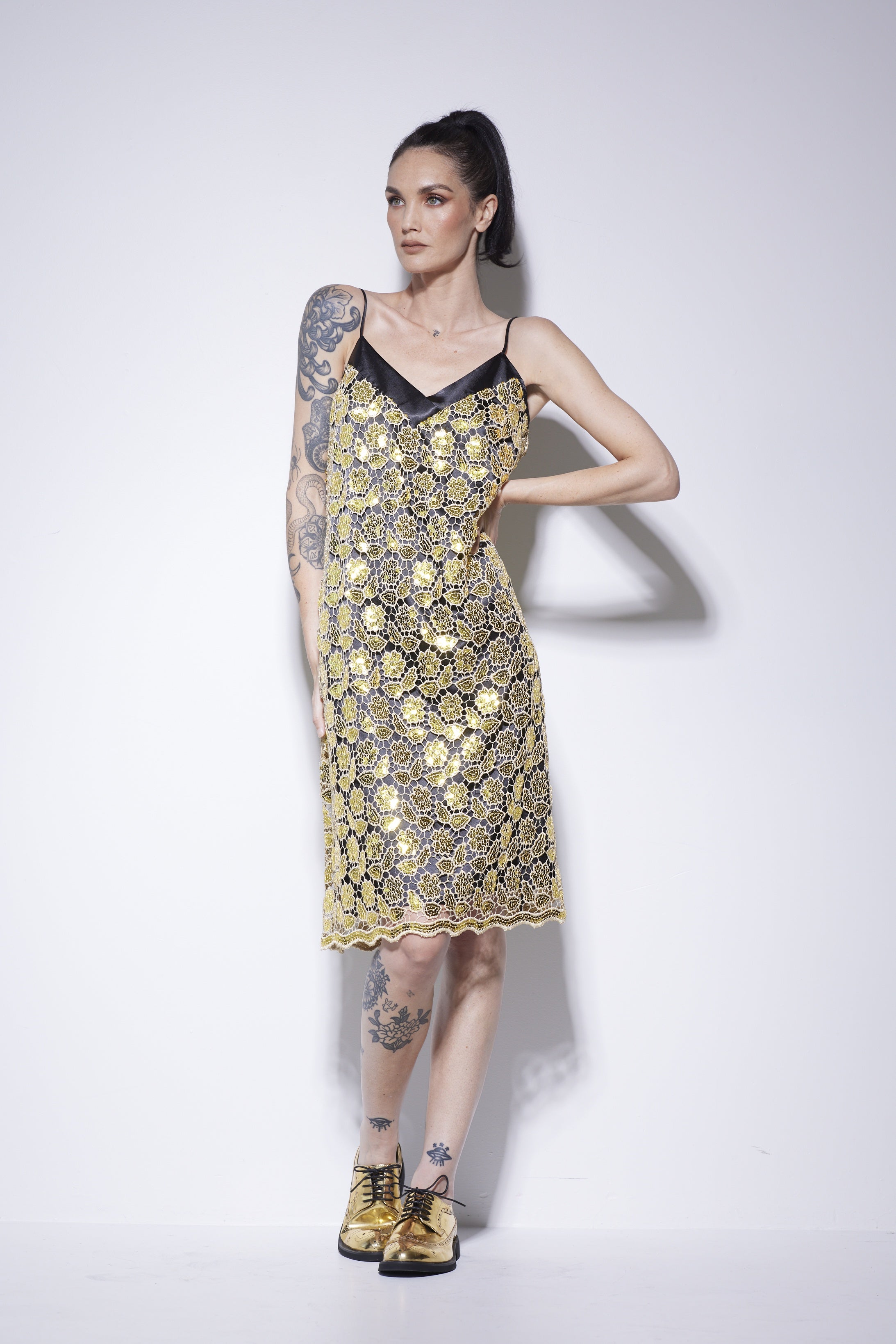 WORLD 5070 Confetti Dress Gold
