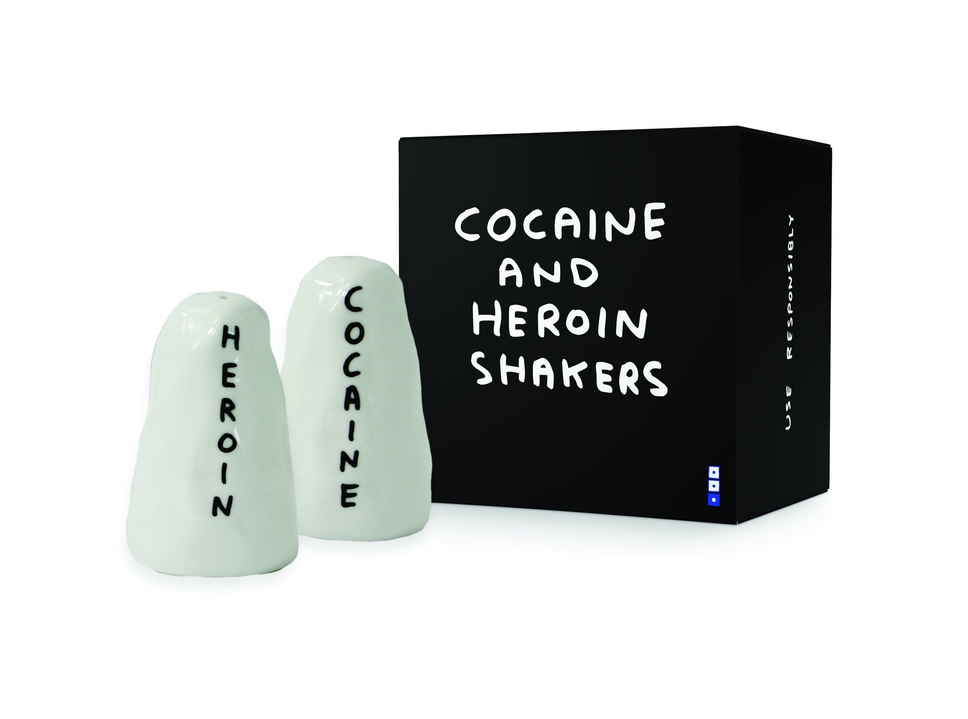 David Shrigley x Cocaine & Heroin Shakers