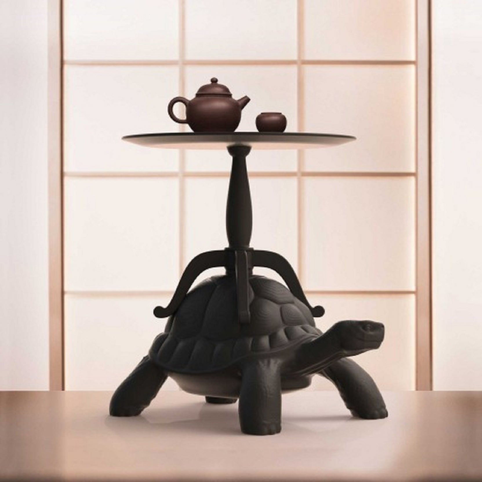 Qeeboo Turtle Carry Coffee Table Black
